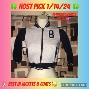 French Toast 4T black and grey 8 jacket zip